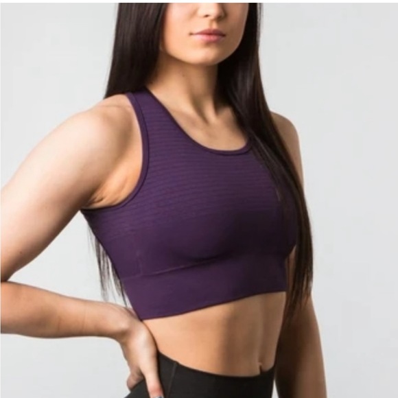 Alphalete Other - Alphalete revival vault sports bra in purple - size large